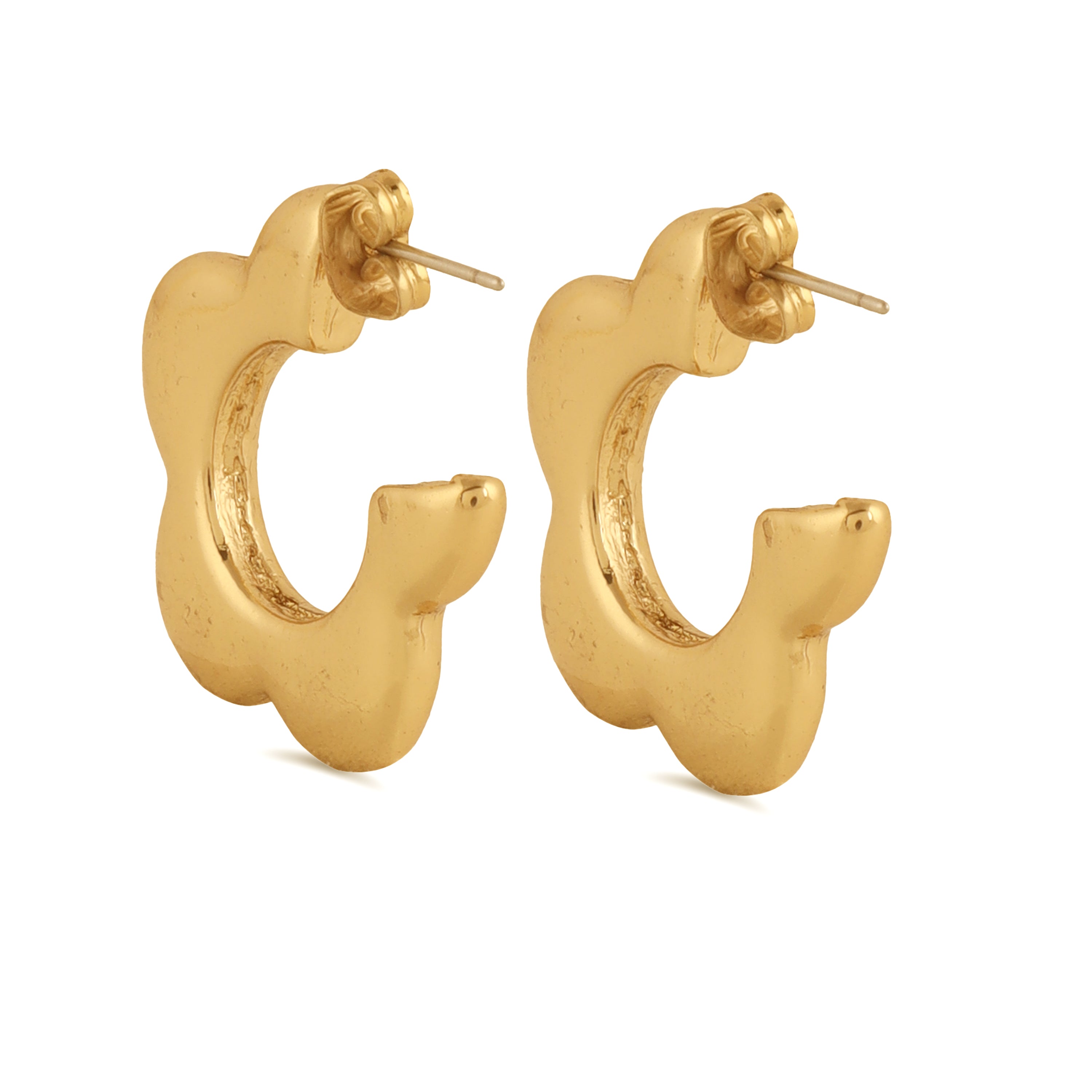 Golden Alloy AVR JEWELS Fashion Trendy Trihoops Earrings For Girls and  Women at Rs 60/pair in New Delhi